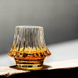 Copo de vinho vulcânico, irregular, estilo japonês, para presente, uísque, tesoura, copo de vinho vulcânico, irregular