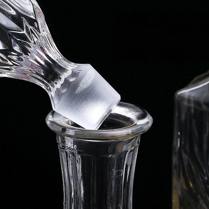 Cristal Whisky Decanter Garrafa, Copo De Vinho, Recipientes De Cerveja, Copo De Vidro, Home Bar Ferramentas, Decoração