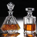 Cristal Whisky Decanter Garrafa, Copo De Vinho, Recipientes De Cerveja, Copo De Vidro, Home Bar Ferramentas, Decoração