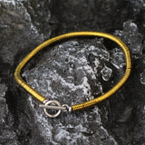 Único irregular 4mm pequena hematita pedra pulseira para homens vintage ouro prata cor semente contas braslet cura jóias pulseria