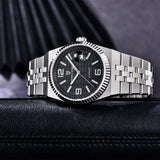 Pagani design novo relógio masculino negócios relógio mecânico automático 100m à prova dwaterproof água relógio masculino de aço inoxidável caixa de presente requintado