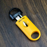 2022 novo cortador de charuto v corte lâminas de aço inoxidável clássico cortador de charuto guilhotina natal charuto tesoura presente