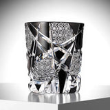 Escultura fina legal preto piscando relâmpago edo kiriko cristal ware copo de vinho qualidade superior copo de uísque cerveja caneca de água presentes do pai