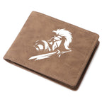 Carteira curta masculina de couro PU vintage fino porta cartão de crédito carteira compacta preta