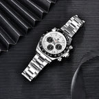 Novo Pagani design luxo negócios 40mm relógio masculino vidro safira 100m à prova dwaterproof água cronógrafo masculino