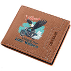 Carteira masculina de couro PU com tecelagem de lichia - porta cartão de crédito curto com vários slots com estampa de desenho animado - dinheiro e cartões