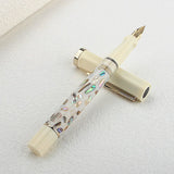 Jinhao 58 mãe de pérola concha caneta tinteiro cores estudante f ef nib caneta de caligrafia papelaria escola material de escritório