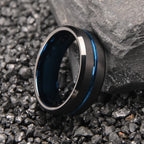Anéis para homem clássico anel de tungstênio jóias punk jóias góticas bijoux homme acessórios dos homens retro joyeria moda aneis