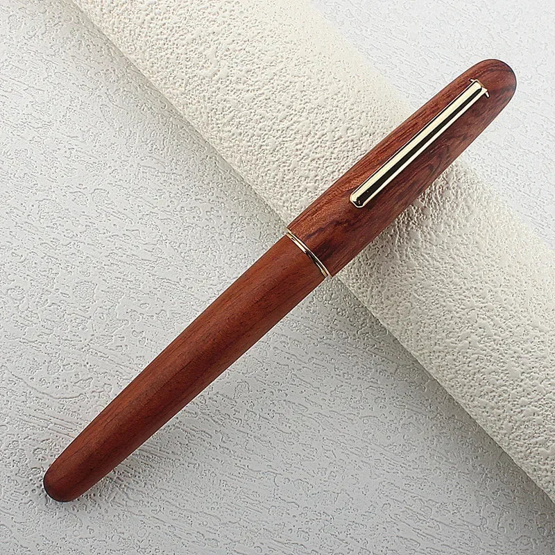 Jinhao Natural Madeira Handmade Caneta-tinteiro, Escrita do Negócio Canetas de Presente, Estacionária Material Escolar de Escritório, Irídio, EF, F, M, Nibs, 9036