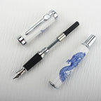 Jinhao 950 estilo simples caligrafia cerâmica caneta fonte extra fina 0.38mm/f 0.5mm nib material escolar de escritório papelaria