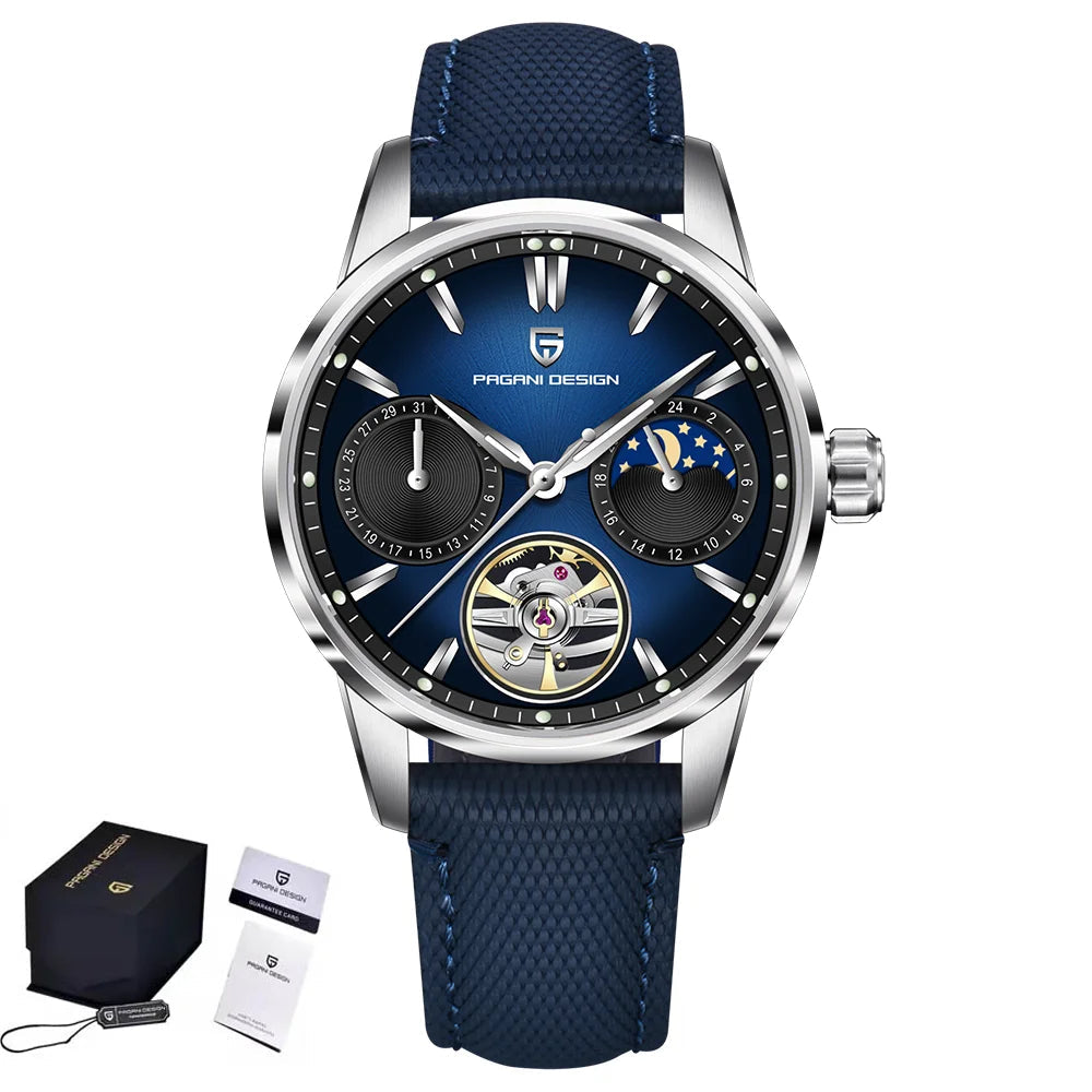 2025 pagani design novo 41mm relógio masculino marca de luxo relógio mecânico automático aço inoxidável 100m à prova dwaterproof água relógio masculino