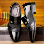 Clássico vestido de negócios sapatos masculinos formal deslizamento em sapatos masculinos oxfords calçados elegantes sapatos de couro para homens mocassins vinho vermelho