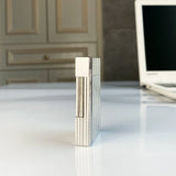 Isqueiro Windproof com som brilhante para homens, presente do cigarro retro, escudo de bronze, novo