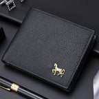 Novo Homens Horizontal Carteira Multi-Funcional Negócios Zipper Coin Para Homens Carteira Com Titular Do Cartão De Crédito