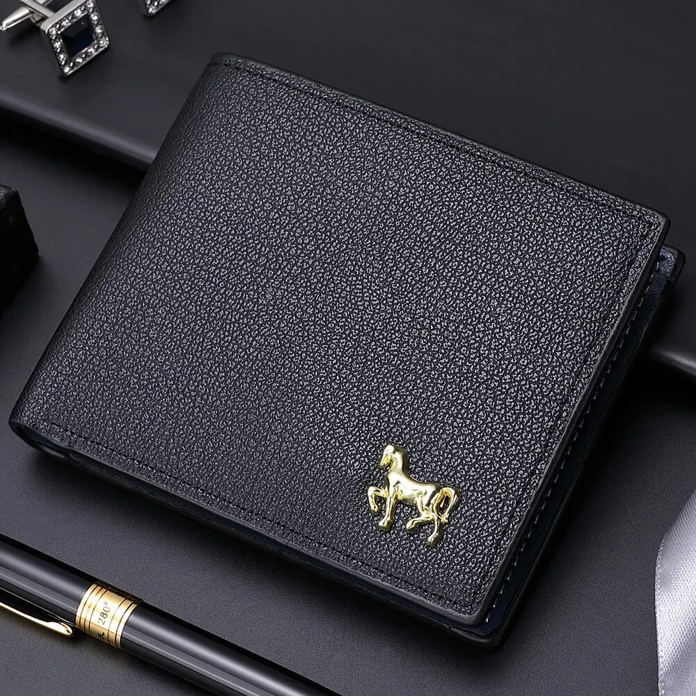Novo Homens Horizontal Carteira Multi-Funcional Negócios Zipper Coin Para Homens Carteira Com Titular Do Cartão De Crédito