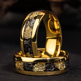 Anel de carboneto de tungstênio para homem anillos bague homme pareja de compromiso moda jóias alianças de casamento anéis de noivado personalizados