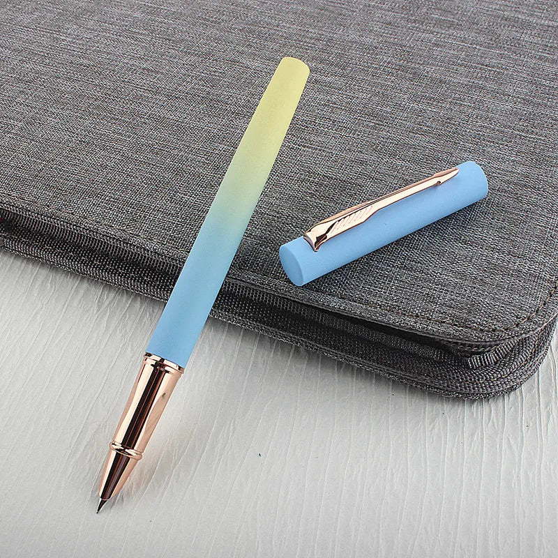 Caneta-tinteiro Metálica Luxo para Escritório e Negócios