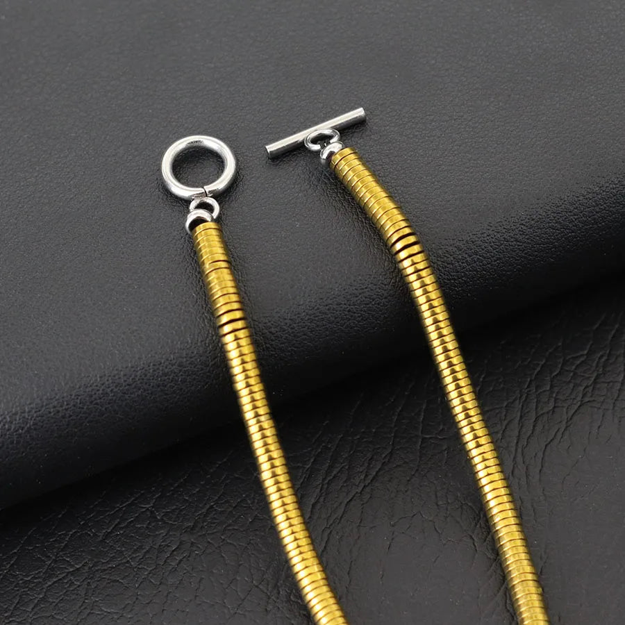 Único irregular 4mm pequena hematita pedra pulseira para homens vintage ouro prata cor semente contas braslet cura jóias pulseria