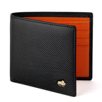 Bison denim alta qualidade de fibra carbono carteira masculina rfid bloqueio titular do cartão carteira curta melhor presente namorado marido pai bolsa