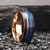 Anéis de casamento de tungstênio para homem anillos anillo hombre opala jóias de luxo casais anel bague bijoux y2k acessórios bague homme
