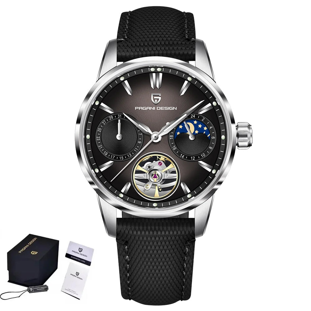 2025 pagani design novo 41mm relógio masculino marca de luxo relógio mecânico automático aço inoxidável 100m à prova dwaterproof água relógio masculino