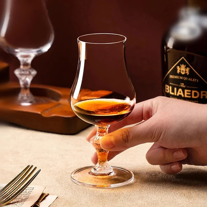 Copos de cristal de uísque macallan com caixa de presente rei exclusivo copo de degustação de vinho luxo esculpido chivas uísque brandy taça snifter