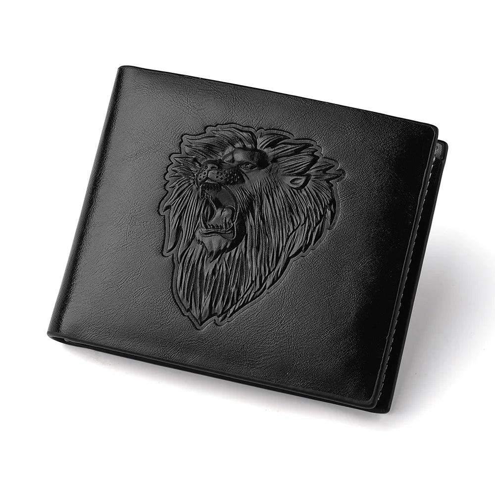 As carteiras masculinas de couro PU são elegantes e personalizadas. Eles são presentes perfeitos para amigos, pais ou namorados