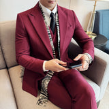 Conjunto de 3 peças slim fit smoking masculino, terno com gola dupla, cachecol, casual, de negócios, noivo, casamento, jaqueta, colete, calças