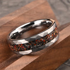 Anel de noivado de carboneto de tungstênio de 8mm para homens anillos punk anillo hombre pareja bague homme ossos de dinossauro casal anéis de casamento