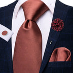Gravata elegante de seda listrada para homens, gravata de casamento para negócios, moda designer de gravata, abotoadura manual, roxa e branca, gravata