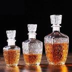 800ml opcional vidro de cristal uísque licor garrafa de vinho vidro decantador de licor