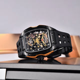 Pagani Design Relógio mecânico masculino, caixa de aço inoxidável impermeável, mostrador luminoso, nova moda, 50m, 2024