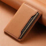 PU couro cartão magnético caso, adequado para todas as funções Magsafe