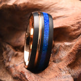 Anéis de casamento de tungstênio para homem anillos anillo hombre opala jóias de luxo casais anel bague bijoux y2k acessórios bague homme