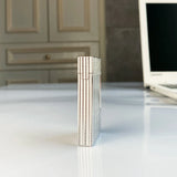 Isqueiro Windproof com som brilhante para homens, presente do cigarro retro, escudo de bronze, novo