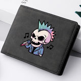 Masculino retro casual mini carteira curta titular do cartão estudante na moda impressão carteira design elegante e peculiar