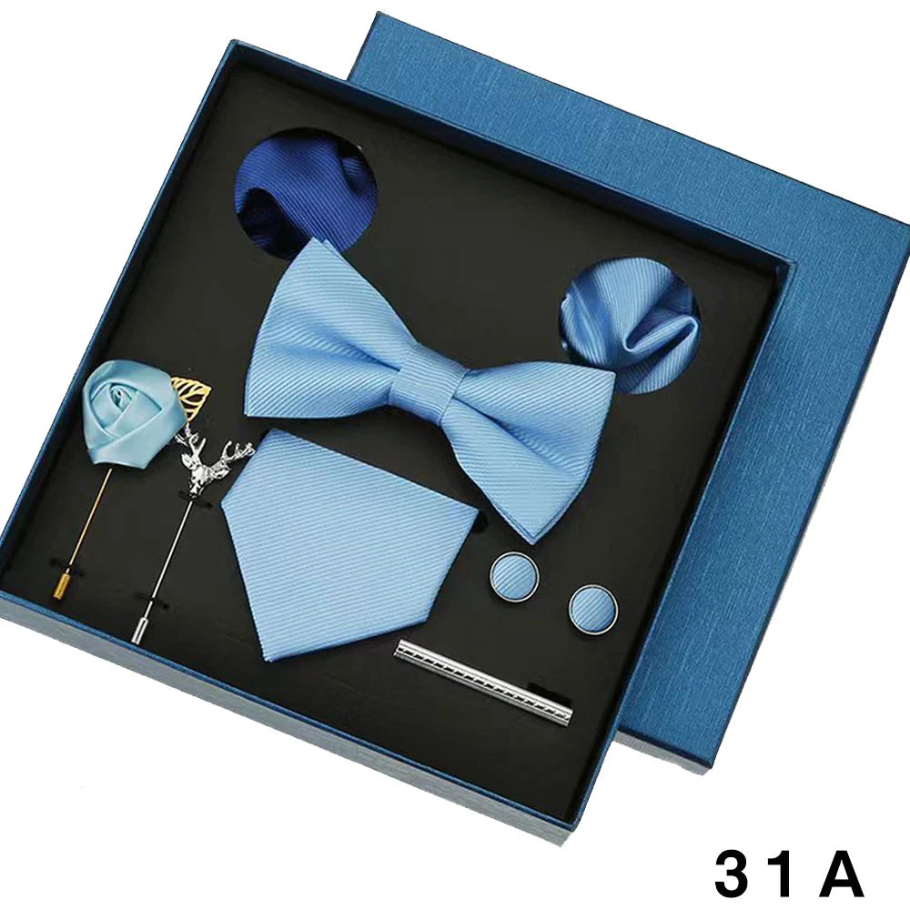 Conjunto Luxuoso de Gravatas Masculinas - Elegância e Estilo