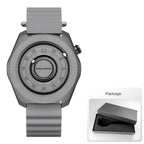 DANIEL GORMAN Relógio Esportivo para Homens Moda Verde Pulseira de Silicone Relógio de Pulso Luminoso À Prova D 'Água com Contas Magnéticas Mãos DG0788