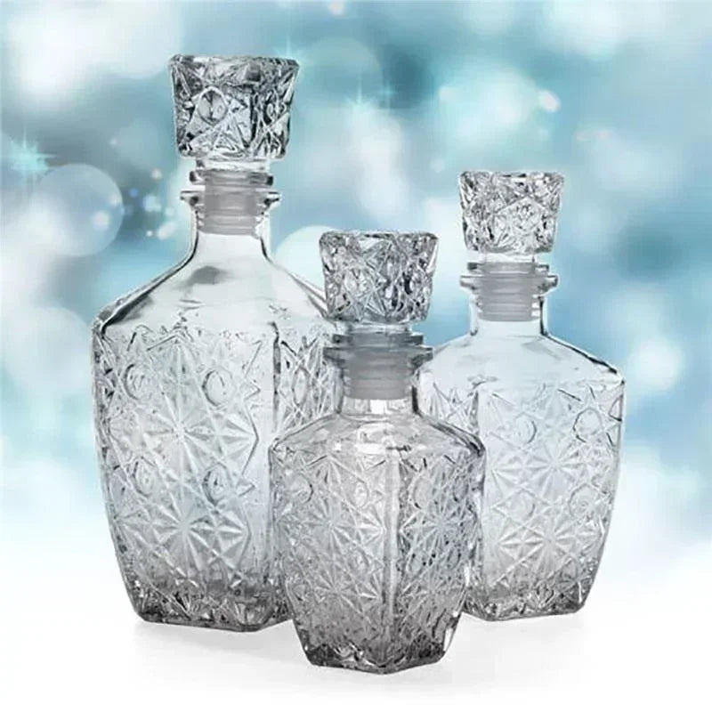800ml opcional vidro de cristal uísque licor garrafa de vinho vidro decantador de licor
