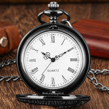 Antique Black Dragão Chinês Vintage relógio de bolso, moda antiga relógio Steampunk, Roman Digital Dial Colar, Fobs e Correntes