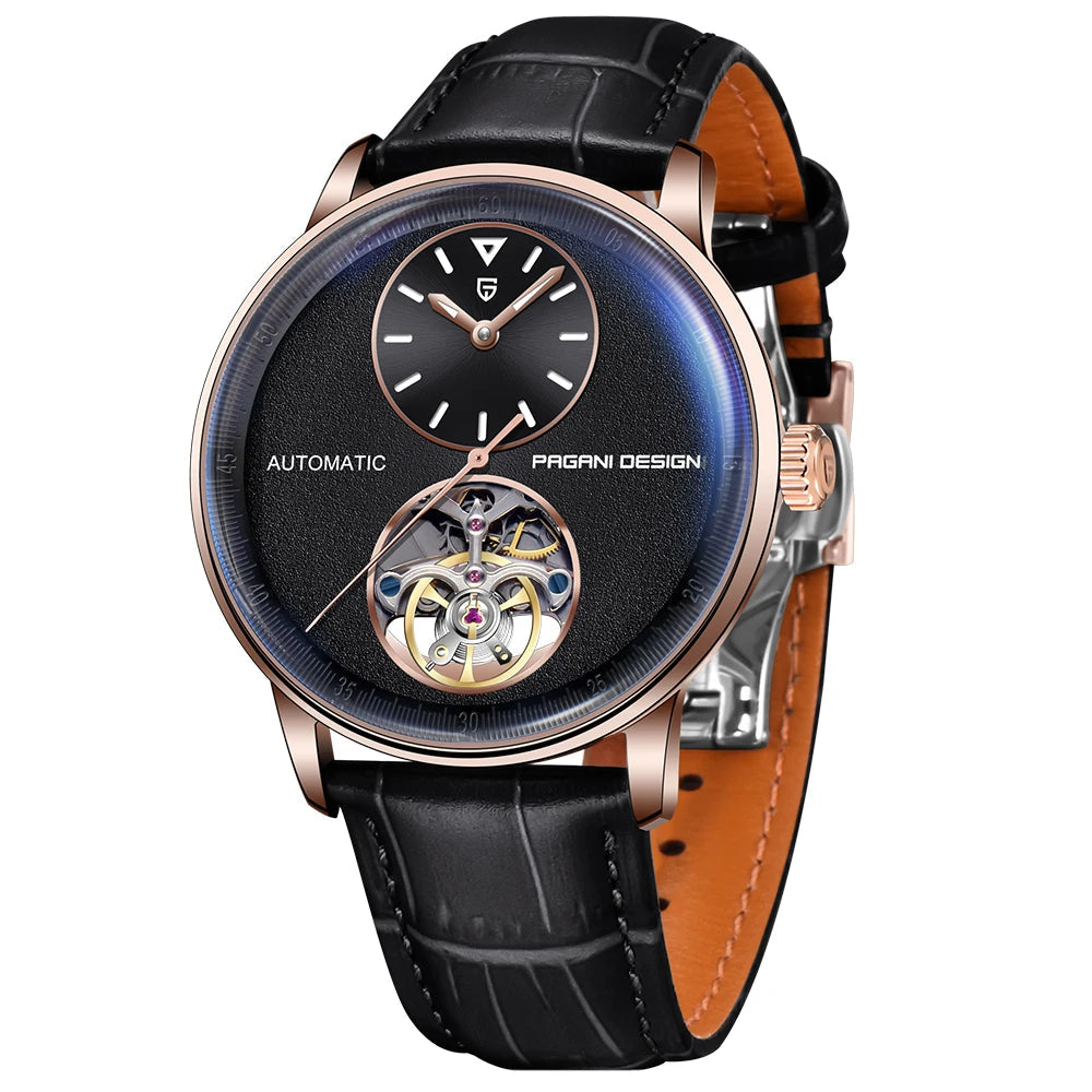 Pagani design novo 42mm relógio piloto moda relógio mecânico luz noturna relógio masculino automático de aço inoxidável 100m à prova dwaterproof água