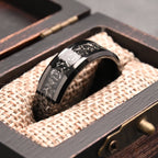 Anel de carboneto de tungstênio para homem anillos bague homme pareja de compromiso moda jóias alianças de casamento anéis de noivado de meteorito