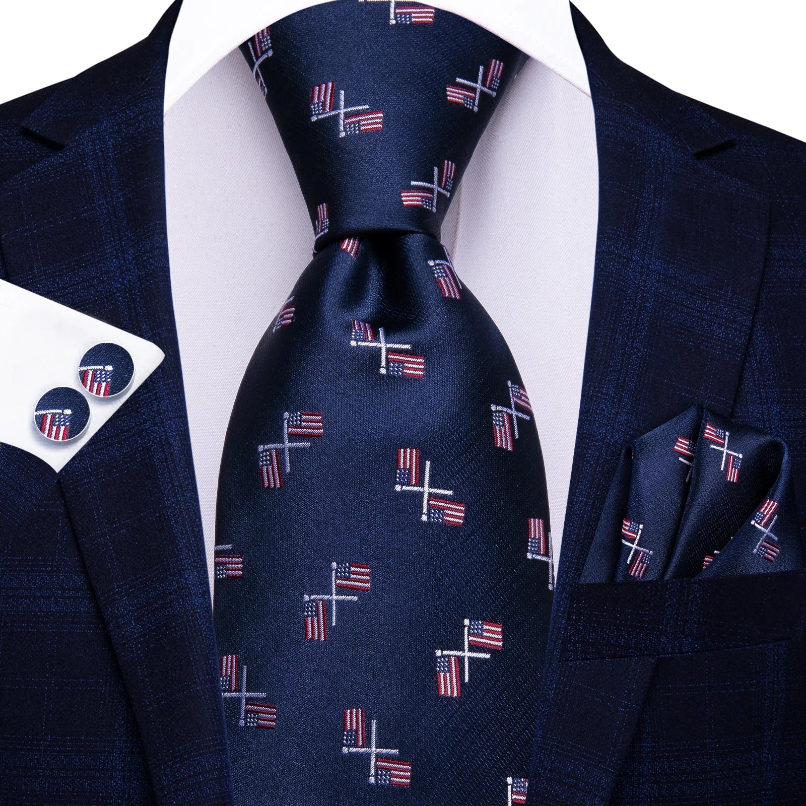 Hi-tie moda 8.5cm preto cinza floral masculino elegante gravata lenço abotoaduras conjunto acessórios de festa de casamento presente para homem gravat