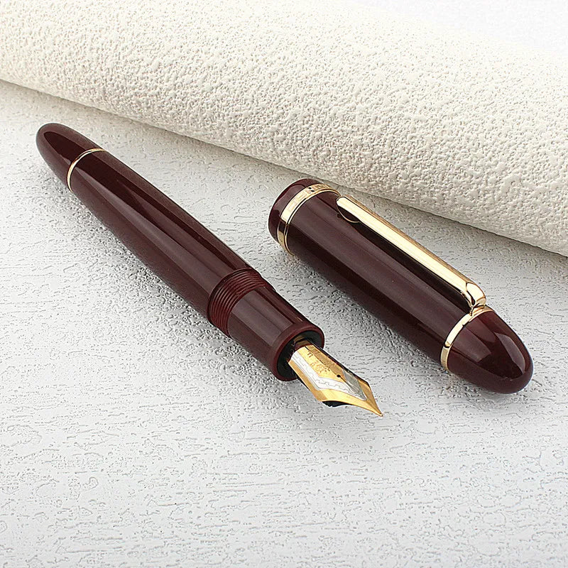 Jinhao x159 caneta tinteiro nova cor luxo elegante canetas 0.7/0.5/0.38mm extra fino nib escrita material escolar de escritório papelaria