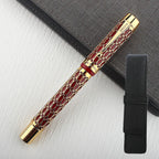 Caneta-tinteiro Jinhao Luxo 18KGP Dourado
