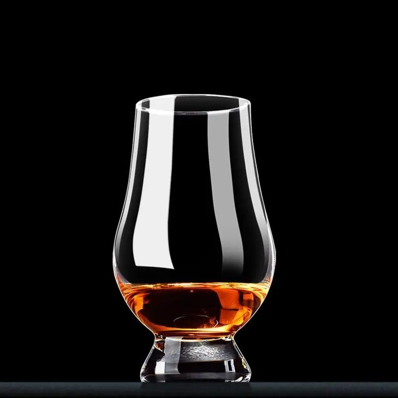 Copo de cristal, copo de aromaterapia, uísque, copo de vinho de barriga grande, conhaque de tulipa, para uso pessoal ou copo de vidro de presente