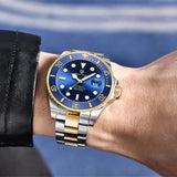 Pagani design marca superior relógio mecânico masculino movimento japonês 100m à prova dwaterproof água vidro safira relógio automático masculino