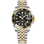 Pagani design novo PD-1662 relógio mecânico masculino superior vidro de safira gmt relógio 100m à prova dwaterproof água relógio mecânico automático masculino
