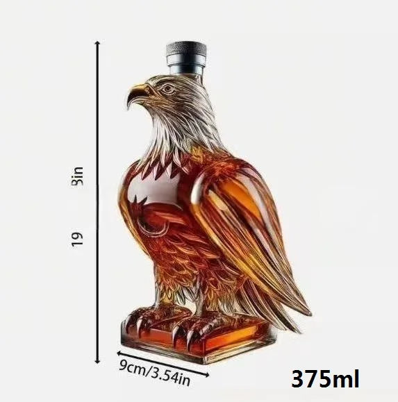 Decantador de licor de águia, pai, marido, vidro, uísque, garrafa requintada, garrafa de licor de águia, diversão, decoração de casa para feriados