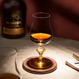 Copos de cristal de uísque macallan com caixa de presente rei exclusivo copo de degustação de vinho luxo esculpido chivas uísque brandy taça snifter
